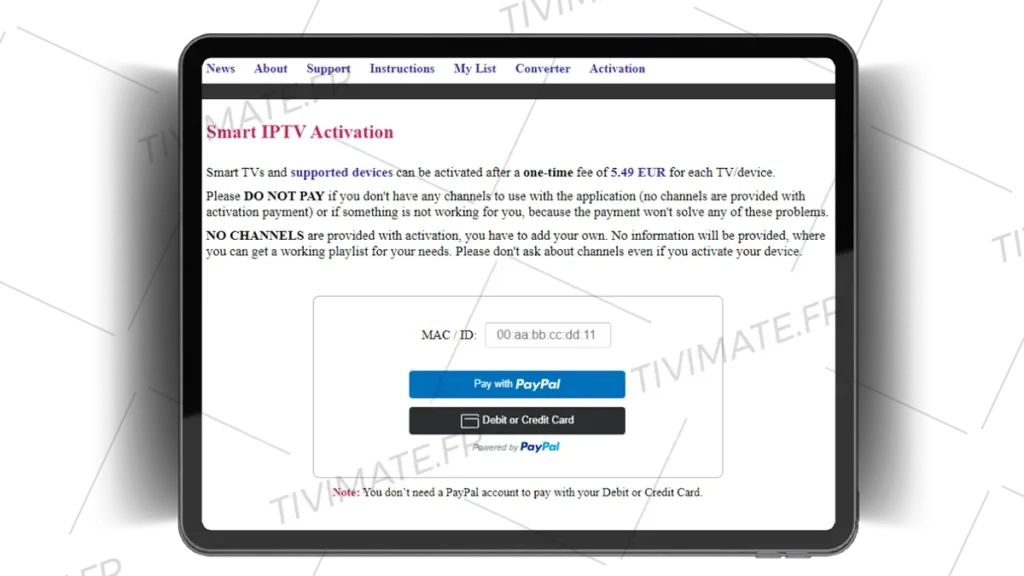 Prix et offres d'abonnement Smart IPTV